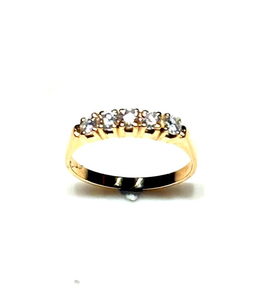 Anello Sommer Gioielli Donna CLASSICI in Oro giallo Diamante 0.35 Ct RIVIER DIA CT 0.35 G OV - RIVIER DIA CT 0.35 G OV